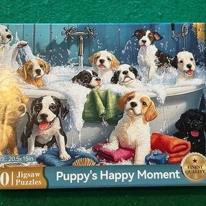 Puppy's Happy Moment Jigsaw Puzzle - 500 pieces